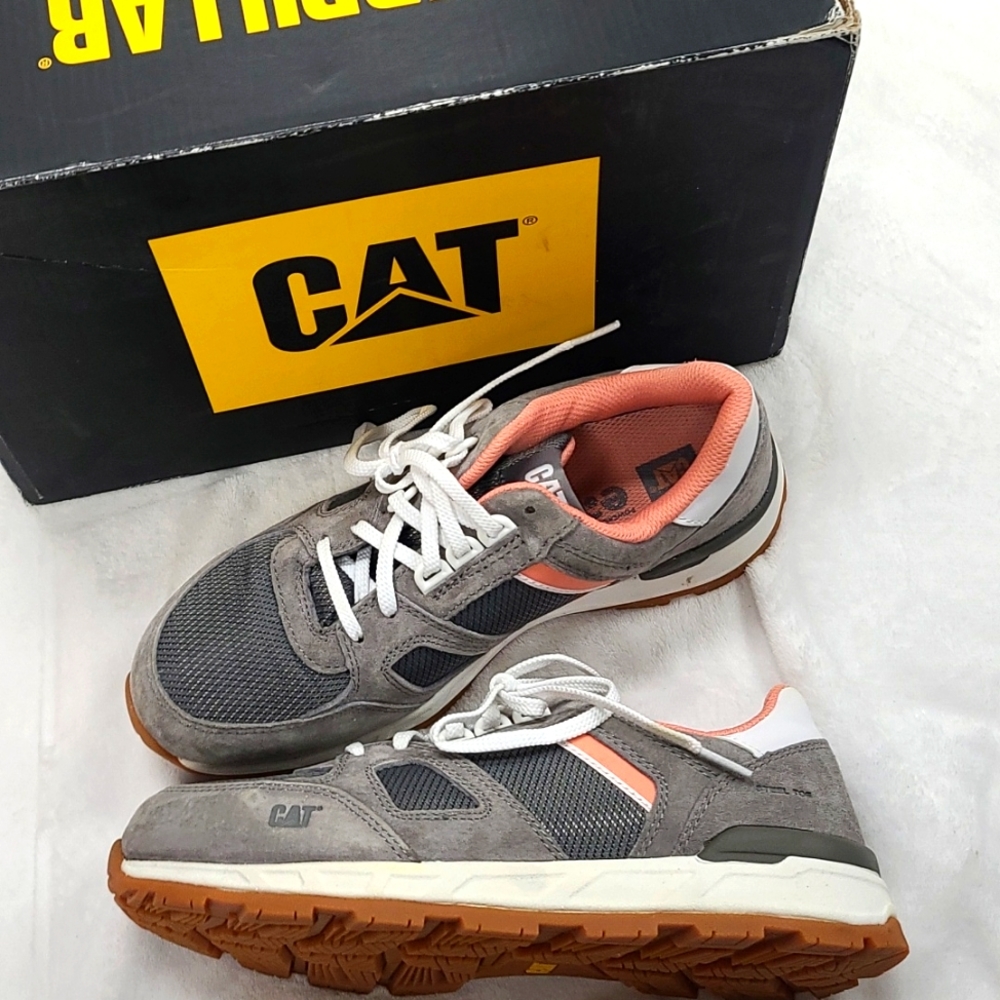 CAT women's steel toe sneakers 8